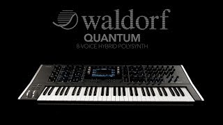Video thumbnail for Waldorf Quantum 8-Voice Hybrid Polysynth | Gear4music demo by Gear4music Guitars