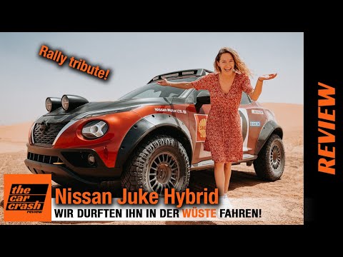 Nissan Juke Hybrid (2022) Wir durften den Rally Tribute in der Wüste fahren! Fahrbericht | Review