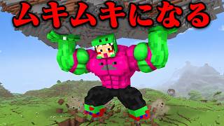 デブからムキムキになるマインクラフト【まいくら・マインクラフト】