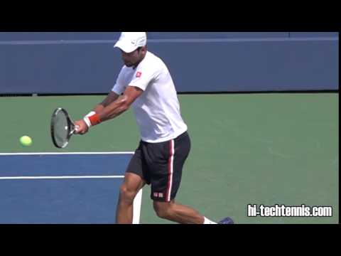 Novak Djokovic Backhand Slow Motion 1000 fps