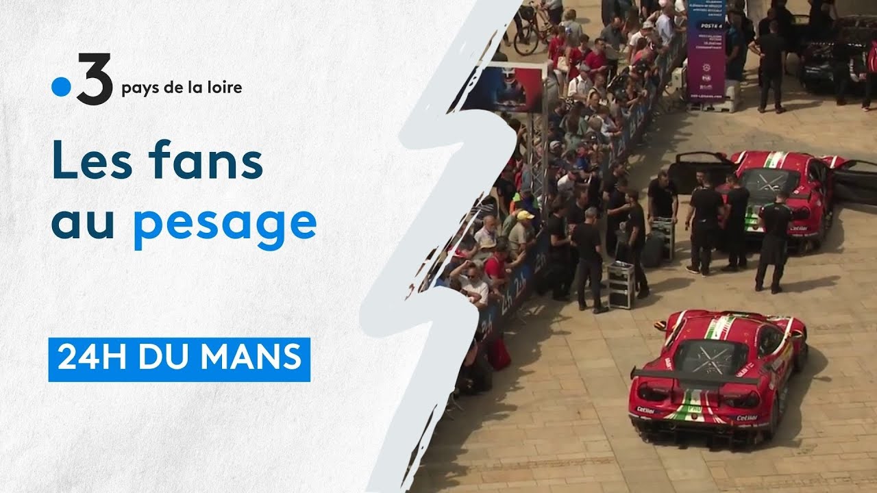 24h du Mans : les fans au pesage