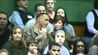 Airman Returns Home From Afghanistan, Surprises Daughter At Game