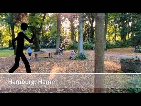 Der Geher in Hamburg: Hamm