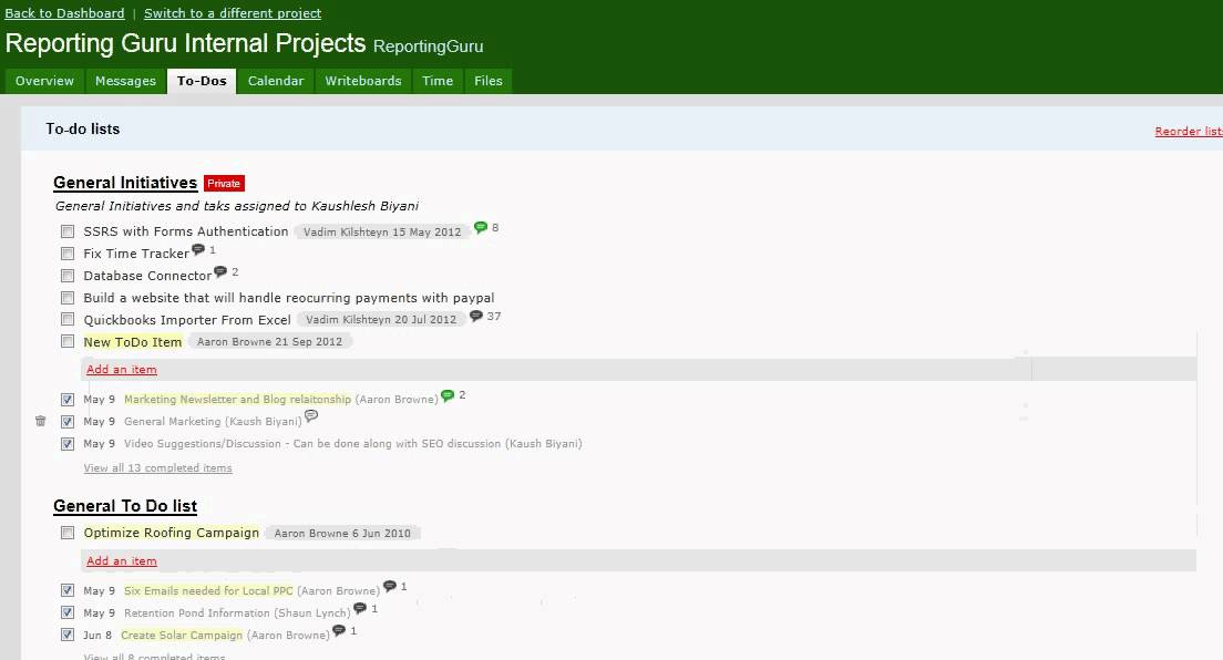 Basecamp Tutorial | Project Management Best Practices | ReportingGuru
