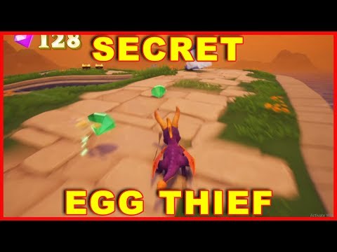 Spyro: Secret Egg Thief Area in Town Square (Leaf on the Wind Trophy) REIGNITED TRILOGY