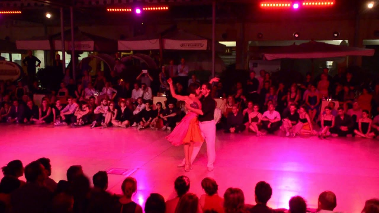 Gustavo Rosas y Gisela Natoli.Tango. Maquillaje.Italia 2014