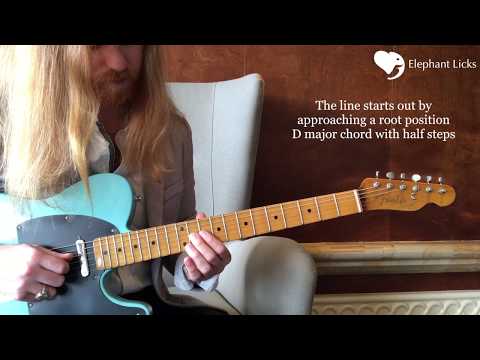 Western Swing Guitar Lick Lesson ala Bob Wills. Nicky V
