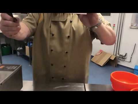 Dghchocolatier slow motion pouring chocolate from mould