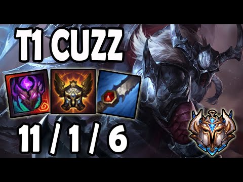 Olaf vs Sett Jungle [ T1 Cuzz ] Lol Challenger Korea