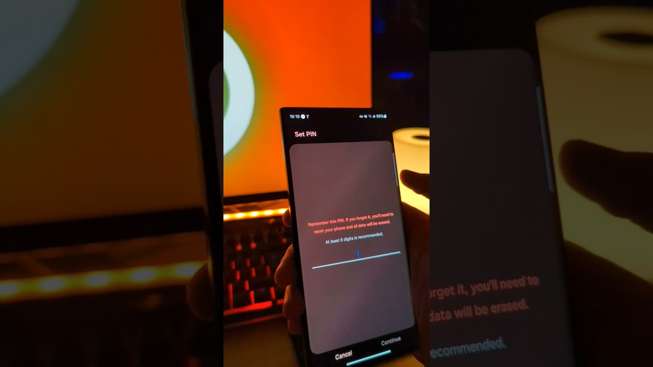 Confirm PIN without Tapping OK On Samsung 📕 #samsungTip