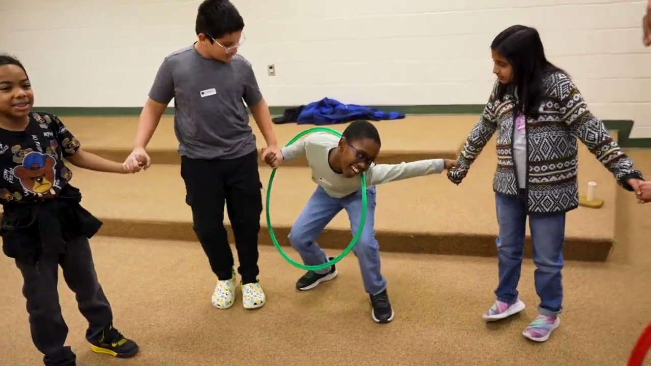Rosa Parks Elementary School students learn leadership, teamwork, and trust through The Edge