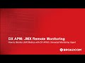 DX APM JMX Remote Monitoring