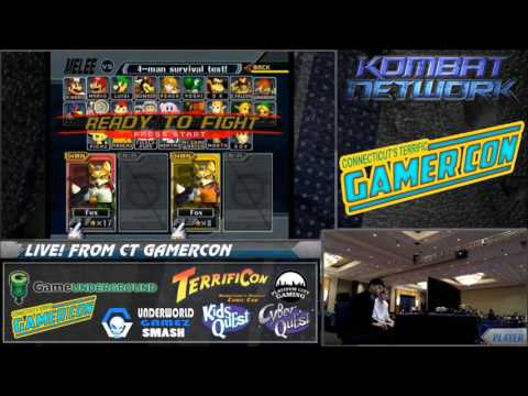 CT GamerCon SSBM - Slox (Default Fox) vs. EGtv | Crush (Red Fox) - Melee LQF