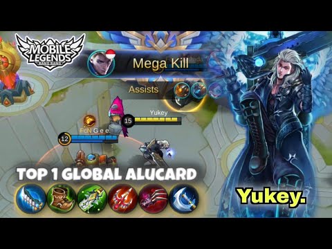 THE REAL SKILL ON TOP 1 GLOBAL ALUCARD - Yukey. vs 3 counter crowdcontrol.