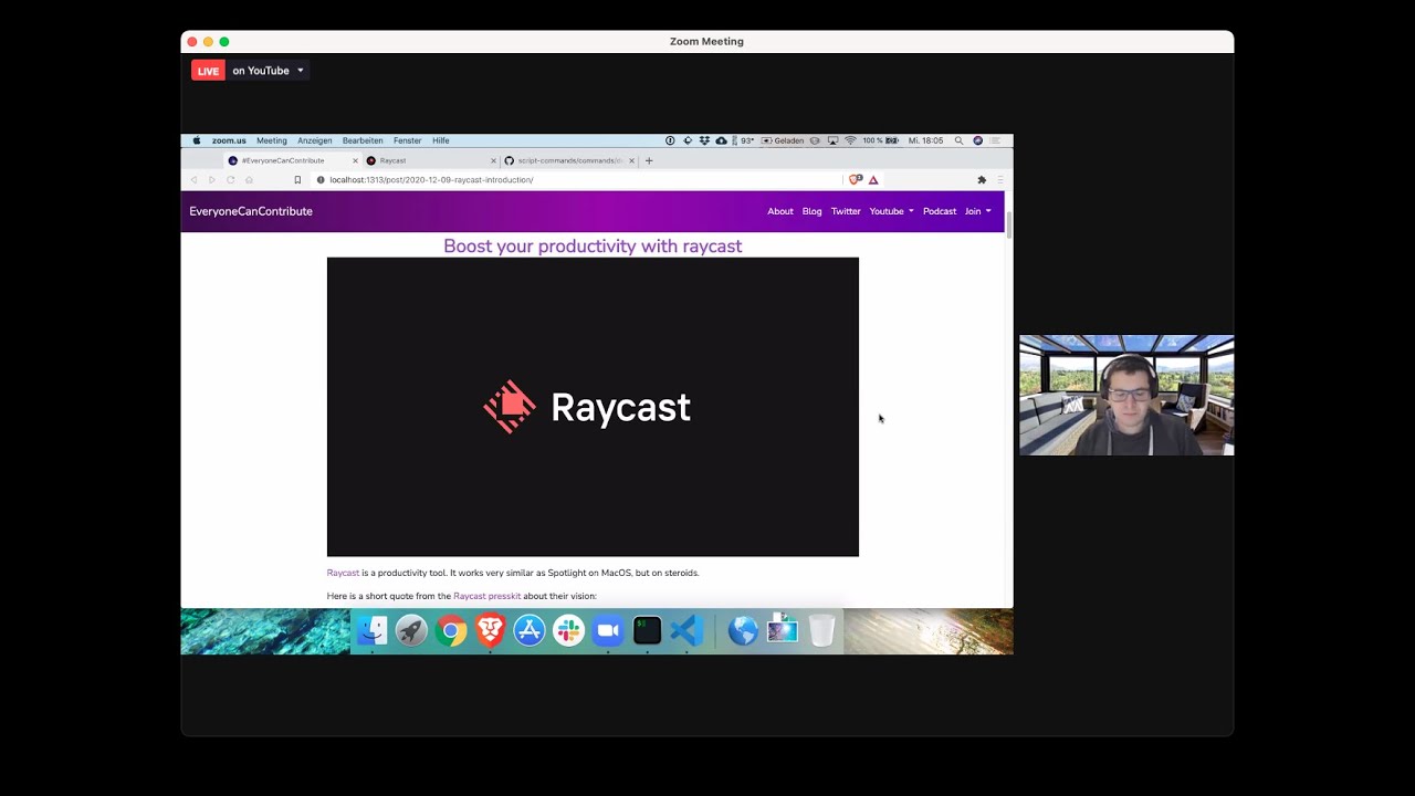 10. #everyonecancontribute cafe: Raycast