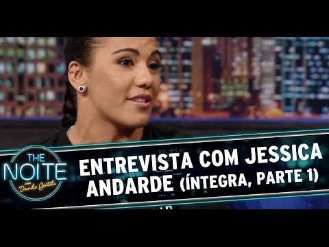 The Noite 08/04/14 (Parte 1) - Jessica Andrade e Alexandre, filho do Chorão