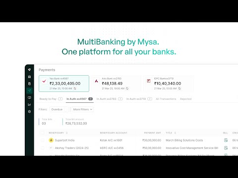 Mysa presents: Multi-Banking