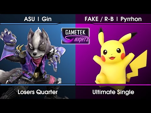 Gametek Night 2023.01 Losers Quarter - Gin (Wolf) Vs. Pyrrhon (Pikachu) SSBU Ultimate Tournament