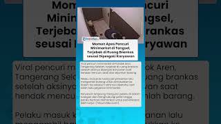 Panik Dipergoki Karyawan, Pencuri Minimarket di Tangsel Malah Dikunci di Ruang Brankas