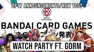 Bandai Card Games Info Night! WATCH PARTY FT. Gorm