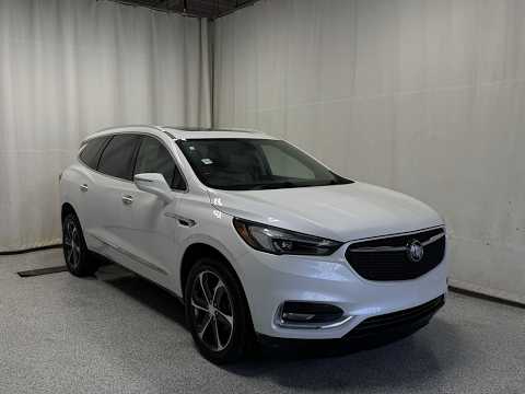 2021 Buick Enclave Essence AWD in White for sale at Park Mazda in Sherwood Park, AB