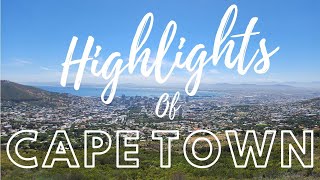 Highlights of Capetown South Africa (Great trip)