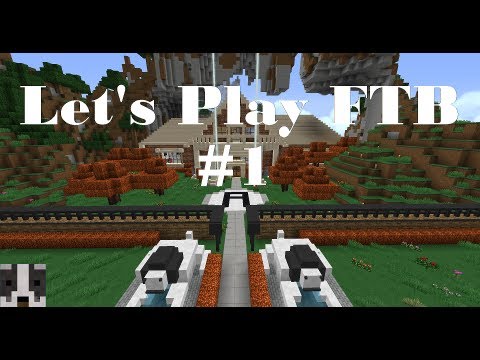 Let's Play Feed the Beast #1 - Base Tour!