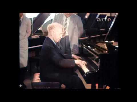 Chopin Etude Op. 10, No. 1. ARTHUR RUBINSTEIN in HAMBURG 1966. AI Colorize, 1080p 60fps.
