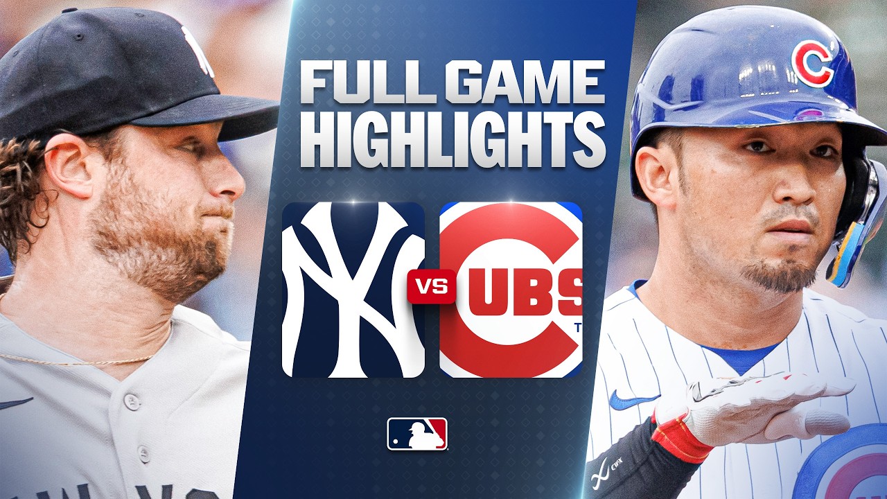 8월03일 뉴욕양키스 시카고컵스 MLB 하이라이트