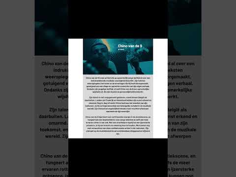 Chino van de 9 @chinovd9