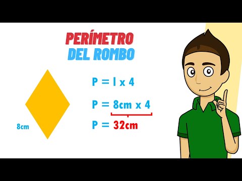 PERIMETER OF A RHOMBUS - Super Easy - For Beginners