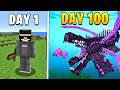 I Survived 100 Days With EVERY MOD In Minecraft Hardcore