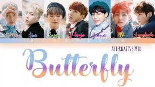 BTS (방탄소년단) - Butterfly (ALTERNATIVE MIX) Lyrics [Color Coded Han_Rom_Eng]