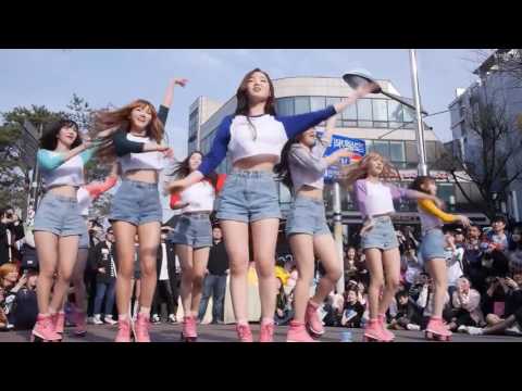 OH MY GIRL - CUPID 직캠 Fancam 홍대게릴라콘서트 MIRROR