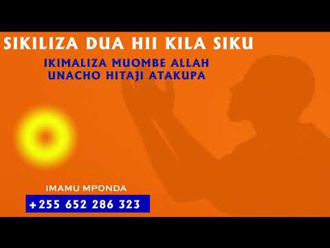 DUA KUBWA YA KUONDOA MATATIZO BI IDHNI LLAHI