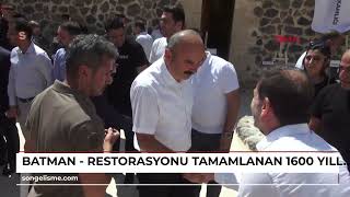 Batman - Restorasyonu tamamlanan 1600 yıllık Mor Kiryakus Manastırı turizme açıldı
