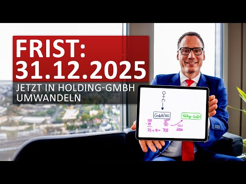 Transfer GmbH to holding company (share exchange)