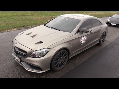 990 Hp Mercedes Benz Cls Wins Ferrari F12 Drag Race Loses The Sound Battle Autoevolution