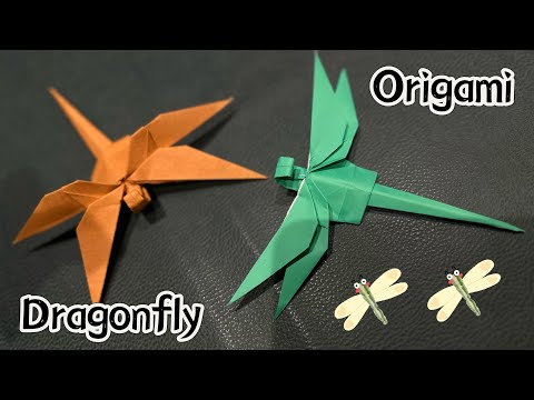 Origami Dragonfly Tutorial | Nature-Inspired Paper Craft for Home Decor, Gifts | Step-by-Step Guide