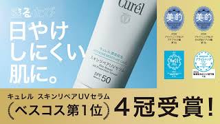 キュレル スキンリペアUVセラム 4冠受賞