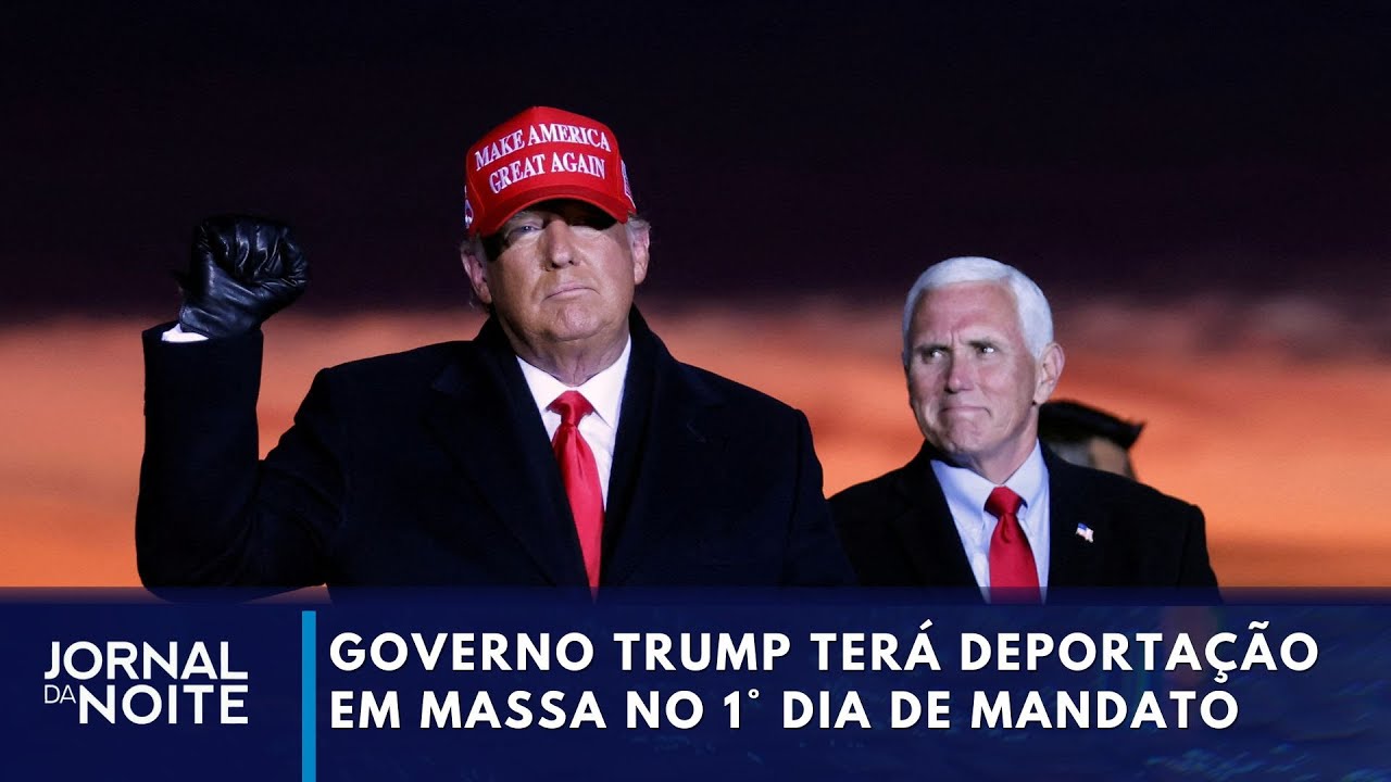 Governo Trump terá deportação em massa no 1° dia de mandato