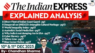 Indian Express Analysis | 10th and 11th December 2025 | The Indian Express Newspaper Analysis