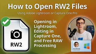 How to Open RW2 Files (Panasonic RAW Image)