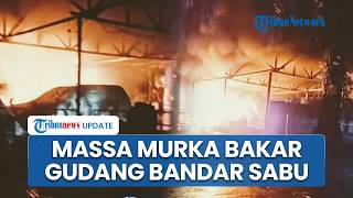 Bandar Narkoba di Rokan Hilir Kabur saat Digerebek Polisi, Gudang Berisi Mobil Hangus Dibakar Massa