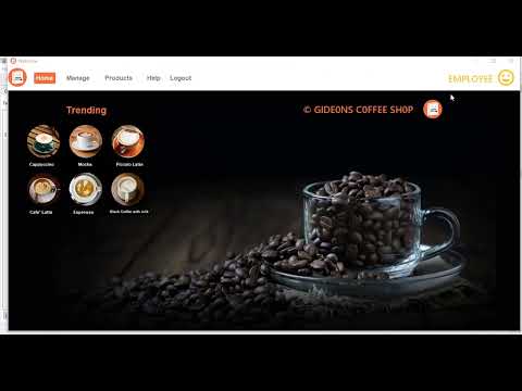 Source Code Coffee Shop Management System Using Python Tkinter Cafe Management System