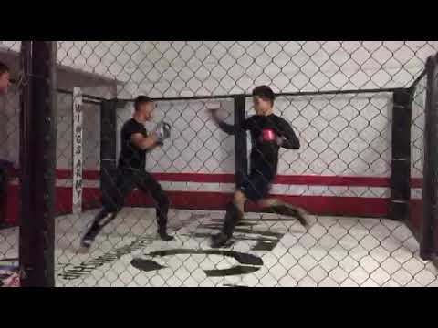 Sparring en jaula Jair Pantera vs Aldair Linares