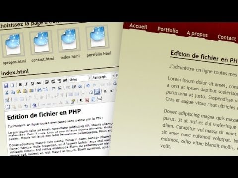 Tutoriel PHP Edition de fichiers en PHP