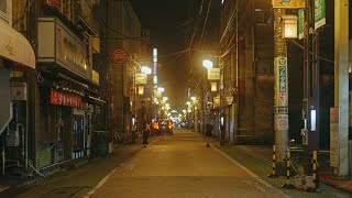 4K HDR｜Tokyo midnight walk from  Minamisenju to Kitasenju