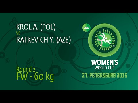 60 kg - Yuliya RATKEVICH (AZE) df. Agnieszka Sylwia KROL (POL), 10-3