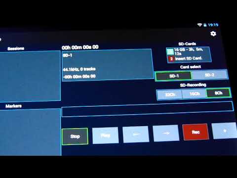 trialling the Behringer x-live card